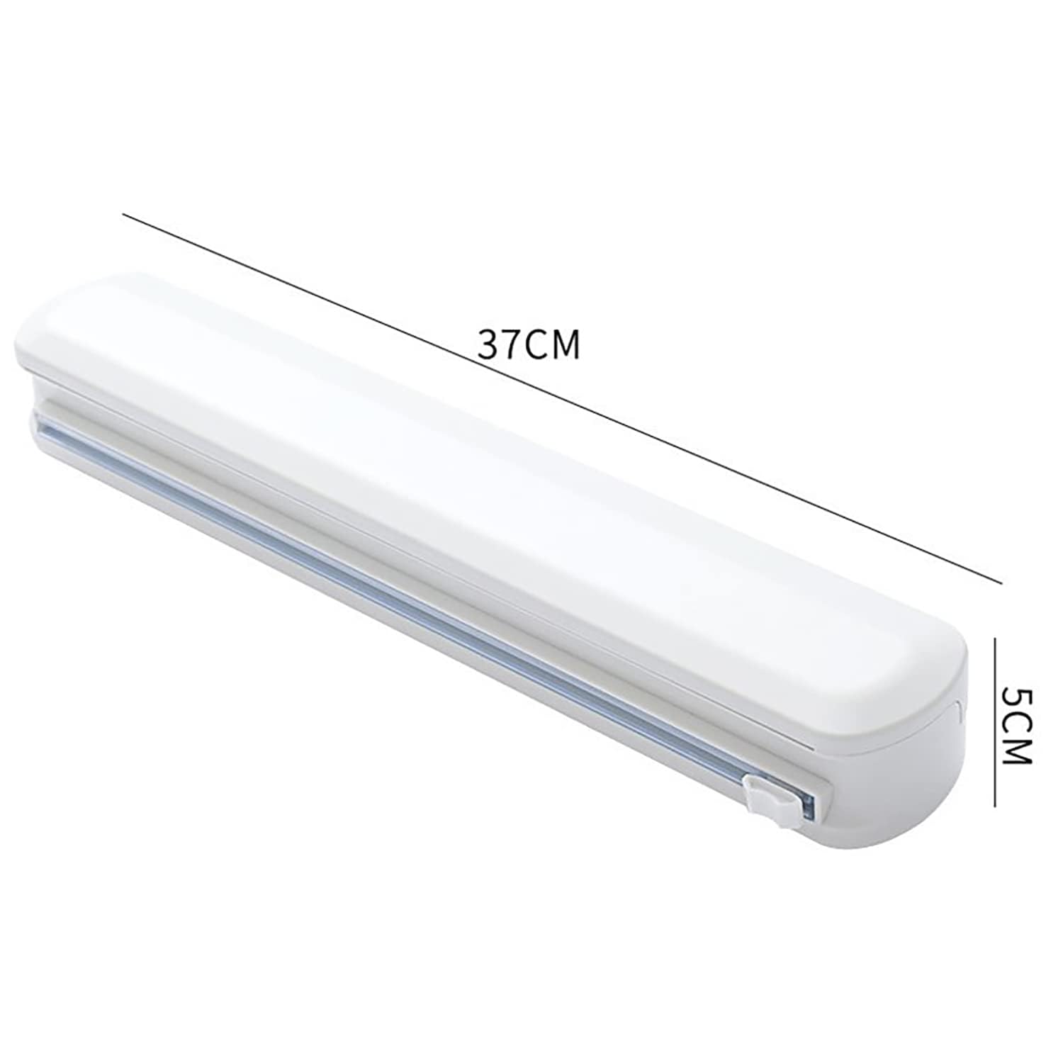 Magnetic Plastic Wrap Dispenser with Paper Towel Holder