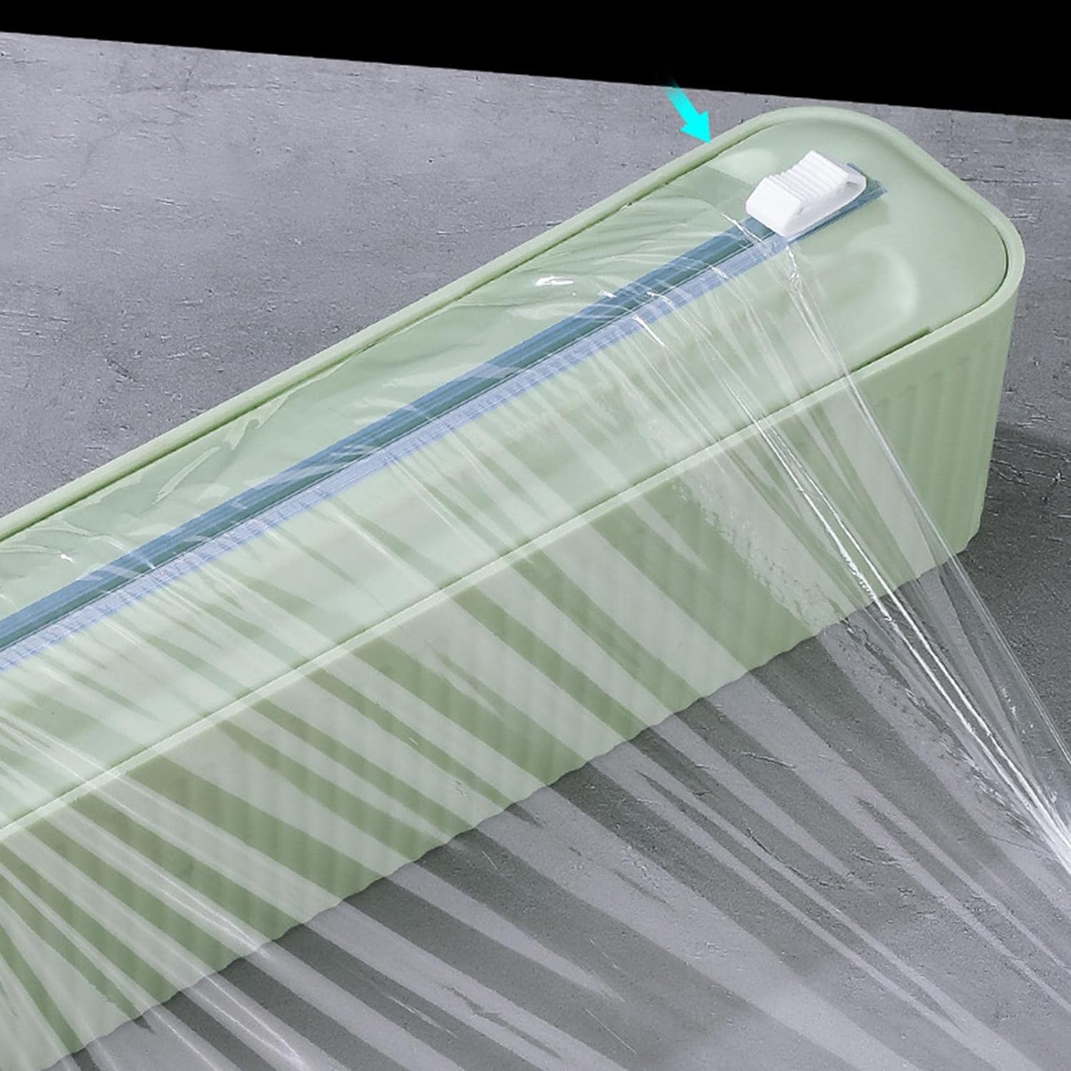 Magnetic Plastic Wrap Dispenser with Paper Towel Holder